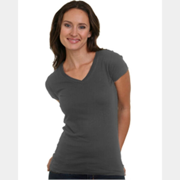 Women's USA-Made V-Neck T-Shirt Thumbnail