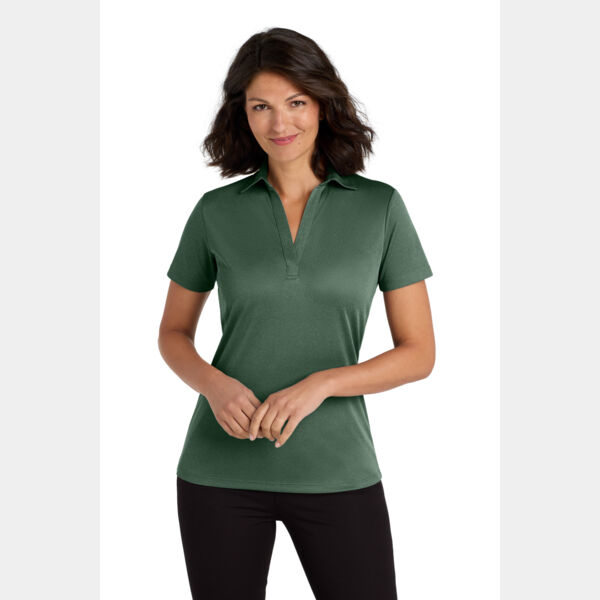 Women's Heathered Silk Touch Performance Polo Thumbnail