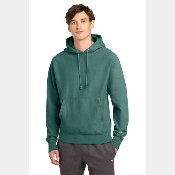 Reverse Weave ® Garment Dyed Hooded Sweatshirt Thumbnail