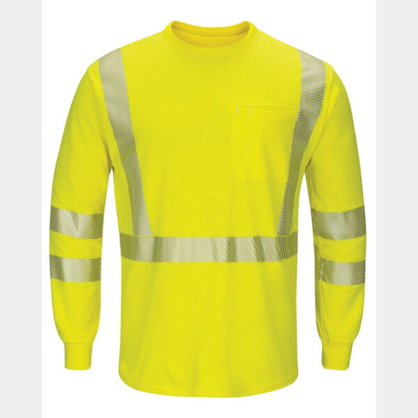 Men's Tall Hi-Visibility Lightweight Long Sleeve T-Shirt Thumbnail