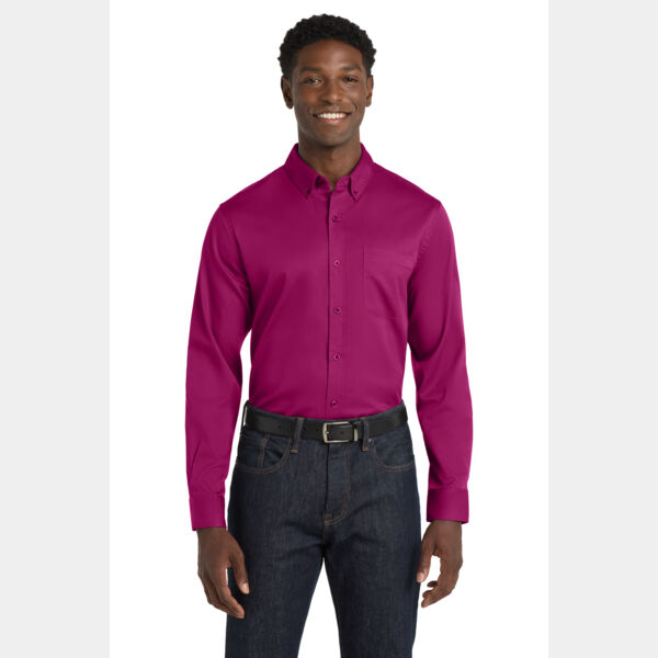 Long Sleeve SuperPro React Twill Shirt Thumbnail