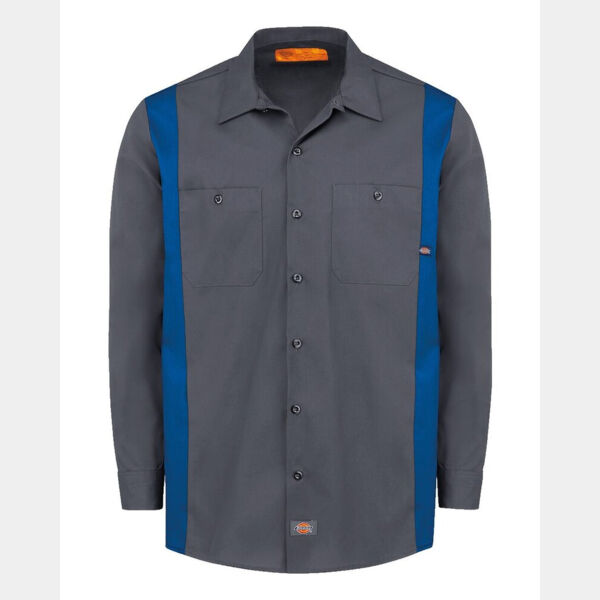 Men's Tall Industrial Colorblocked Long Sleeve Shirt Thumbnail