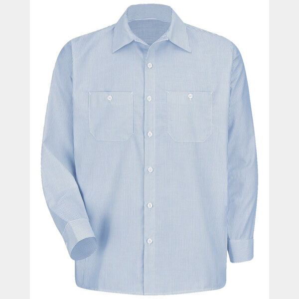 Men's Tall Industrial Stripe Work Shirt Thumbnail