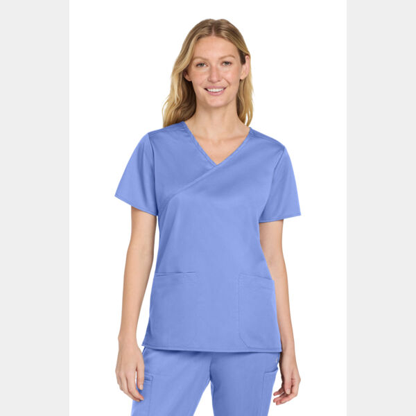 Women's WorkFlex Mock Wrap Top Thumbnail