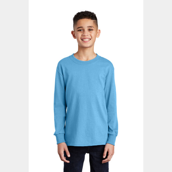 Youth Long Sleeve Core Cotton Tee Thumbnail