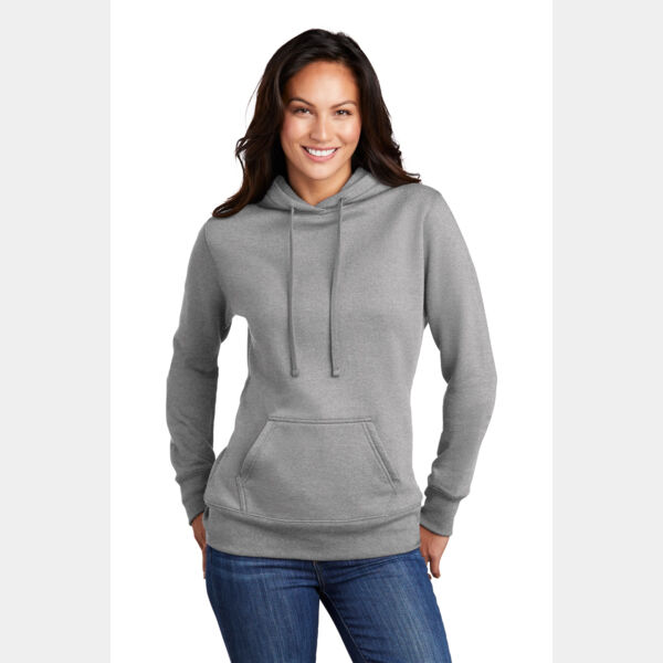 Ladies Core Fleece Pullover Hooded Sweatshirt Thumbnail