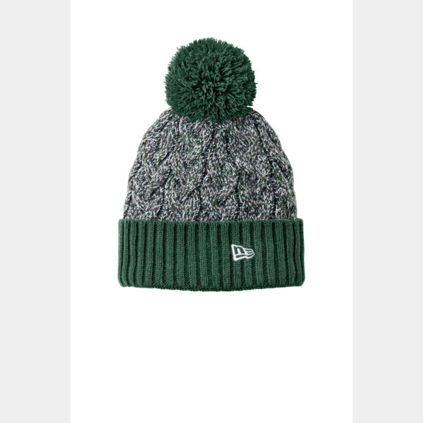 Marled Knit Pom Beanie Thumbnail