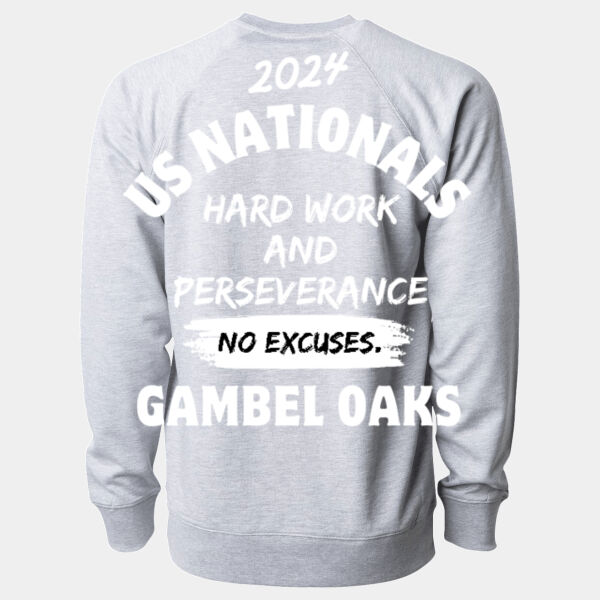 Gambel Oaks - US Nationals - Icon Lightweight Loopback Terry Crewneck Sweatshirt Thumbnail