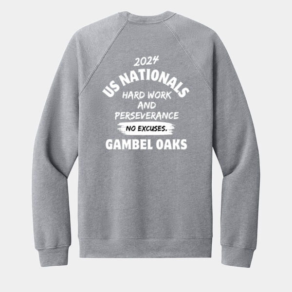 Gambel Oaks - US Nationals - Unisex Sponge Fleece Raglan Sweatshirt Thumbnail