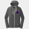 Sueded Cotton Blend Full Zip Hoodie Thumbnail