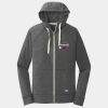 Sueded Cotton Blend Full Zip Hoodie Thumbnail